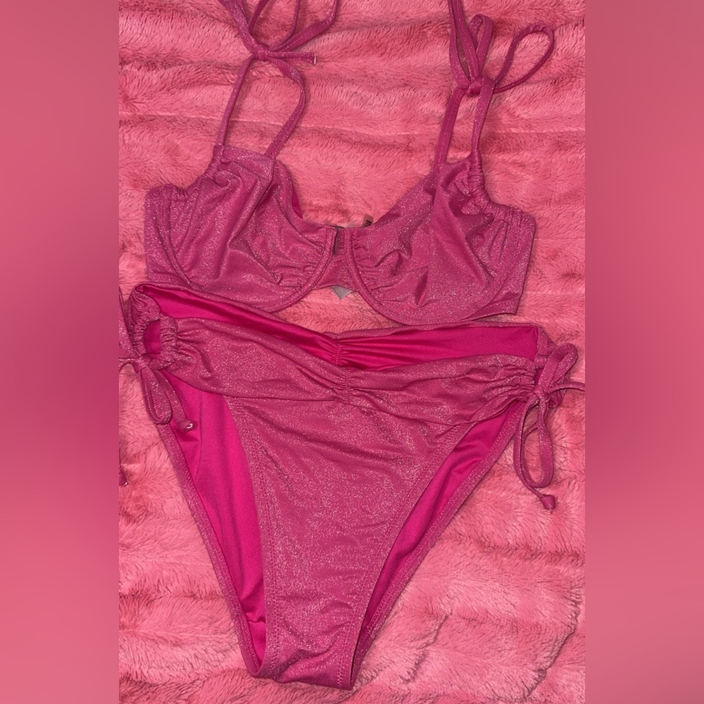 Victoria's Secret Sparkling Pink Bikini
